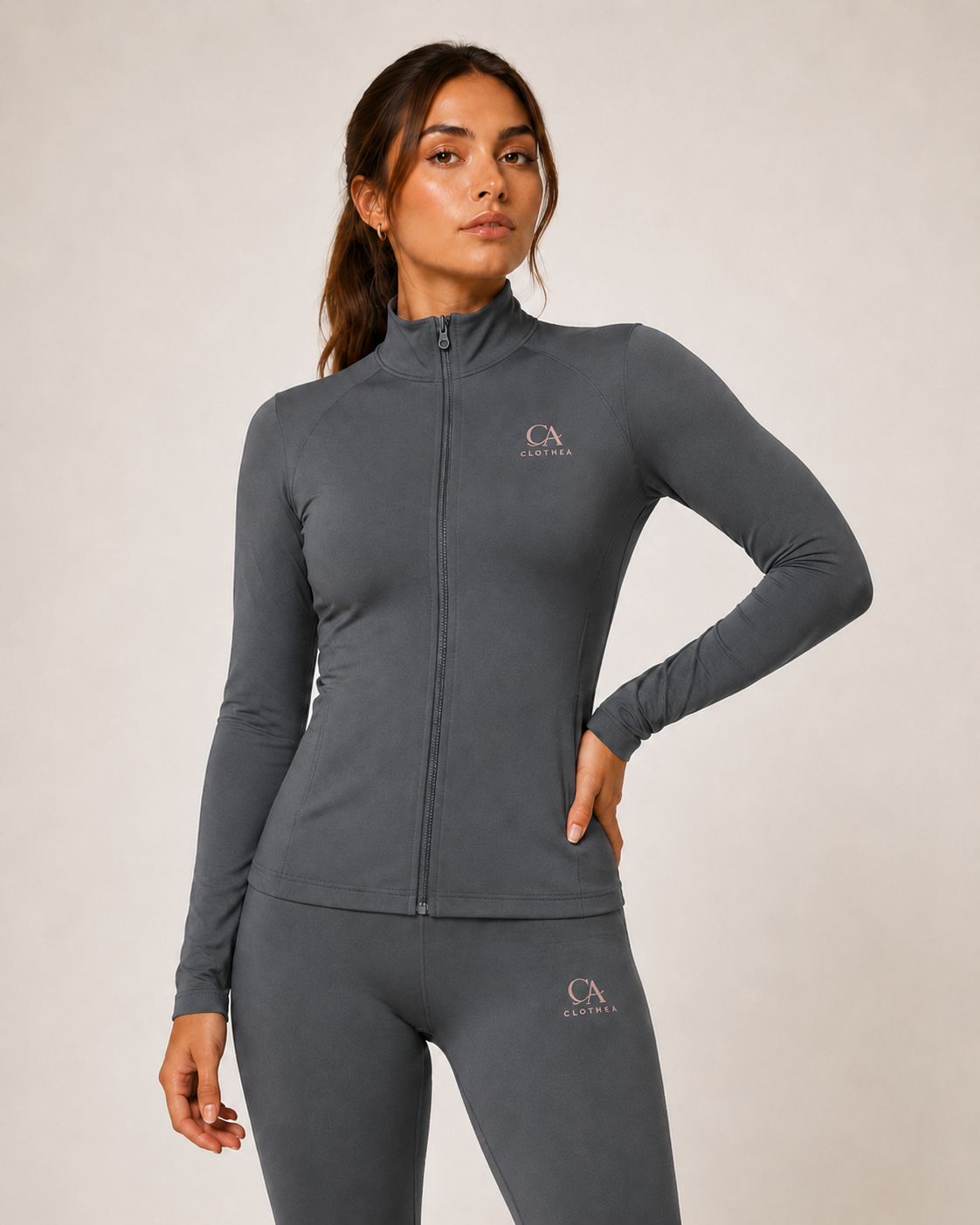 Tutina da palestra con tessuto tecnico ad alta elasticità, set da 4pcs  - Clothea